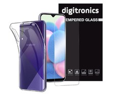 Digitronics Tempered Glass & Protective Case For Samsung Galaxy A30s/A50s