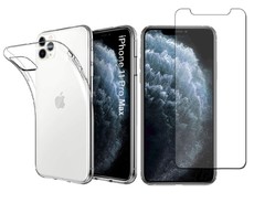 Digitronics Tempered Glass & Protective Clear Case For iPhone 11 Pro Max