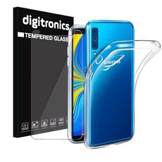 Digitronics Tempered Glass and Clear Case for Samsung Galaxy A7 (2018)