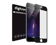 Digitronics Tempered Glass for iPhone 7 & 8 - Black