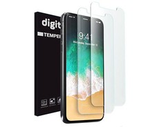 Digitronics Tempered Glass for iPhone X - Pack of 2