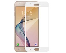 Full Coverage Tempered Glass for Samsung Galaxy J5 Prime - White