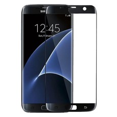 Glass Screen Protector for Samsung Galaxy S7 - Black