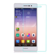 Premium Anitishock Screen Protector Tempered Glass For Huawei Ascend P7