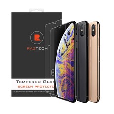 Raz Tech Tempered Glass for iPhone X/XS/IPH11 PRO (Pack of 2)