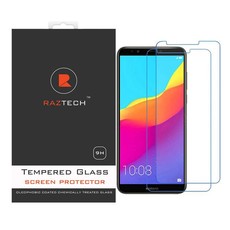 Raz Tech Y7 2018 Tempered Glass for Huawei Y7 2018 (Pack of 2)