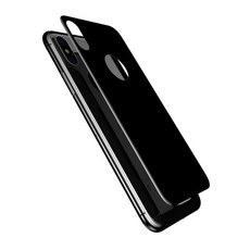 Rear Back Full Curved Tempered Glass for iPhone X/10 Black