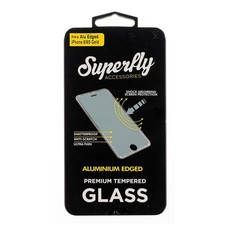 Superfly Tempered Glass Aluminium Edged iPhone 7/6S/6 Gold