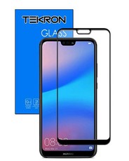 Tekron Full Coverage 5D Tempered Glass Screen for Huawei P20 Lite - Black