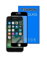 Tekron Full Coverage 5D Tempered Glass Screen for iPhone 8 Plus - Black