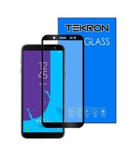 Tekron Full Coverage 5D Tempered Glass Screen for Samsung J6 - Black