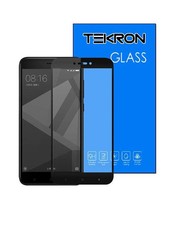 Tekron Full Coverage 5D Tempered Glass Screen for Xiaomi Redmi 4X - Black