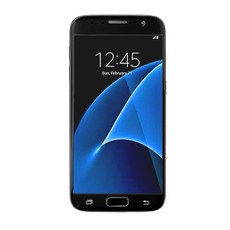 Tuff-luv Tempered Glass Screen Protection for Samsung S7 - Black