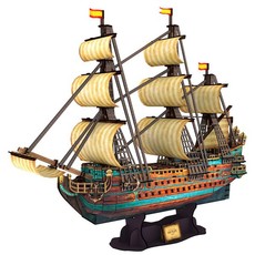 Cubic Fun The Spanish Armada - San Felipe - 248 Piece 3D Puzzle