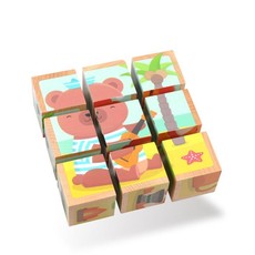 Goryeo Baby 6 Sides Animal Puzzle Block