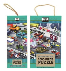 Green Start Crazy Race Car 100 Piece Puzzle