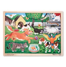 Melissa & Doug Pets Wooden Jigsaw 24 Piece Puzzle