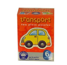 Orchard Toys Transport Tw o Piece Puzzles