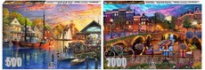 Puzzle bundle- Aqua scenes 1000 and 500 piece puzzles