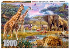 RGS Group Savannah Animals 1500 Piece Jigsaw Puzzle