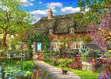 RGS Group Spring Cottage 1000 Piece Jigsaw Puzzle