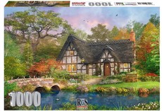 RGS Group Stream cottage 1000 piece jigsaw puzzle