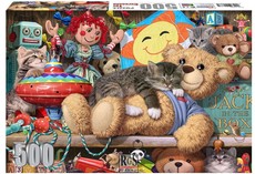 RGS Group Toy Cupboard Kitten 500 piece jigsaw puzzle