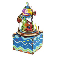 Robotime Under The Sea Musical Box - 3D Wooden Puzzle Gift