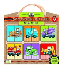 Tough Trucks Wooden Puzzle