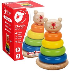 Classic World Bear Tower Stacking Game