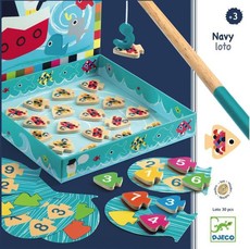 Djeco Board Game Navy loto (wooden fishing game)