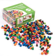 EDX Education 1cm Interlocking Cubes: 1000 Pieces