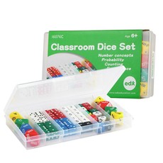 EDX Education Classroom Dice Set: 56 Pieces