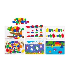 EDX Education Rainbow Pebbles Sorting, Counting & Sequencing Activity Set