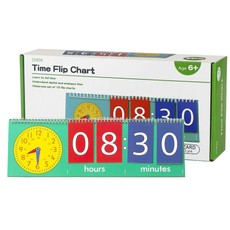 EDX Education Student Flip Chart - Telling the Time: 10 Pieces