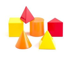 Greenbean Demo Geometric Solids Class Set - 6 Shapes