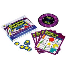 Learning Resources Rainbow Fraction Bingo Game