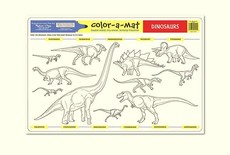 Melissa & Doug Dinosaurs Colour-A-Mat - Bundle of 6