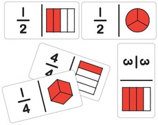 Teachers First Choice Dominoes Fraction Beginner