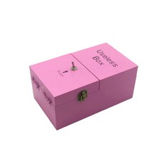 Useless Box Turns Itself Off Storage Box-Pink