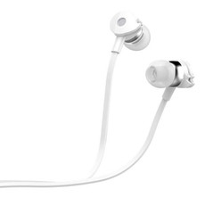 Astrum Wired Stereo Earphones with In-line Mic - White