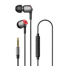 Baseus Encok H02 Wired 3.5mm AUX Earphones - Black & Grey