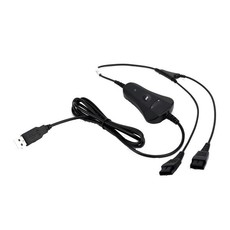 Headset Training bottom cable – USB-to-2xQD Y Cable - 5 Pack