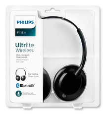 Philips Slim Fold Bluetooth Headphones - Black