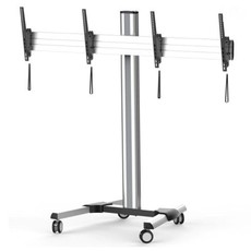 Brateck Bracket DUAL 45" to 55" AV 1.72m Trolley Stand 50kg