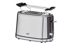 Defy Inox 850W Stainless Steel Toaster - TA630S