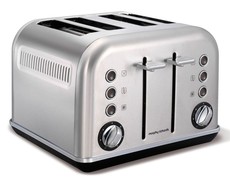 Morphy Richards - 4 Slice Brushed Accents Toaster