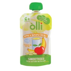 Olli Apple & Banana Delight Smoothie Pouch 6 x 100g