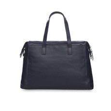 Knomo Audley 14" Leather Handbag - Dark Navy