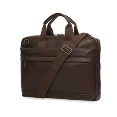 Knomo Foster 14" Briefcase - Brown